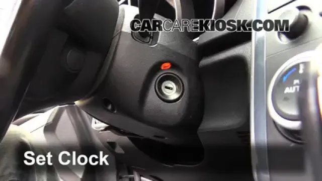 2011 Mazda CX-7 Sport 2.5L 4 Cyl. Horloge Régler l'horloge
